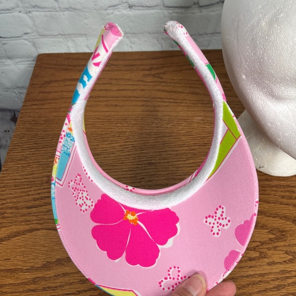 Lilly Pulitzer Sun Visor NWOT headband style, easy stay on design, Cunard - Picture 5 of 7